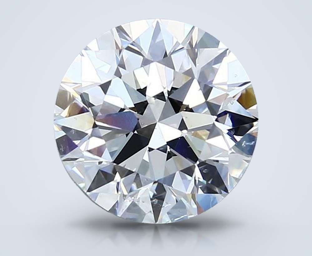 3.00 Carat Round Natural Diamond