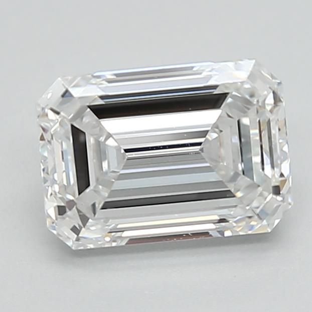 1.46ct D VVS2 Excellent Cut Emerald Lab Grown Diamond