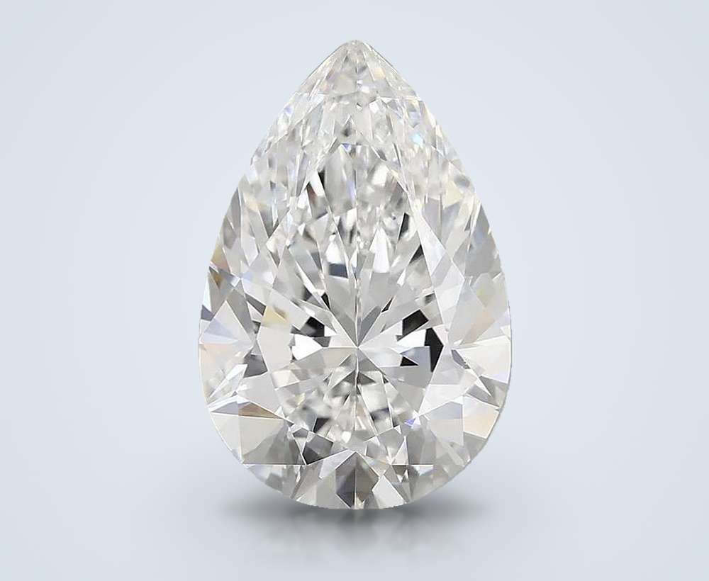 3.74 Carat Pear Lab Diamond