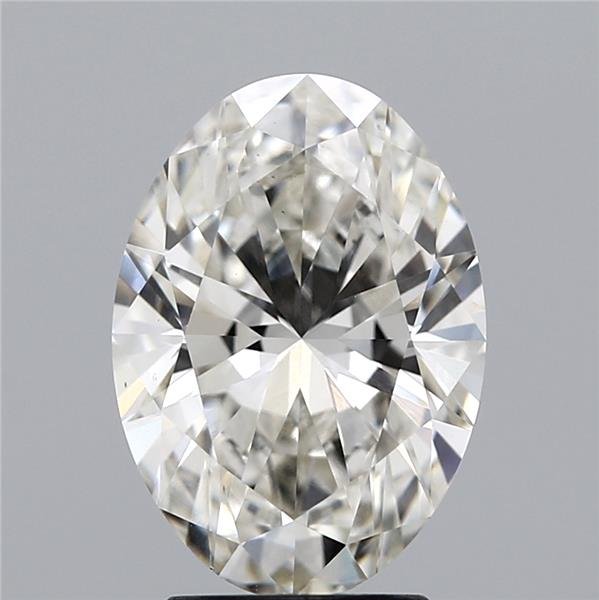 3.10ct I VS1 Rare Carat Ideal Cut Oval Lab Grown Diamond