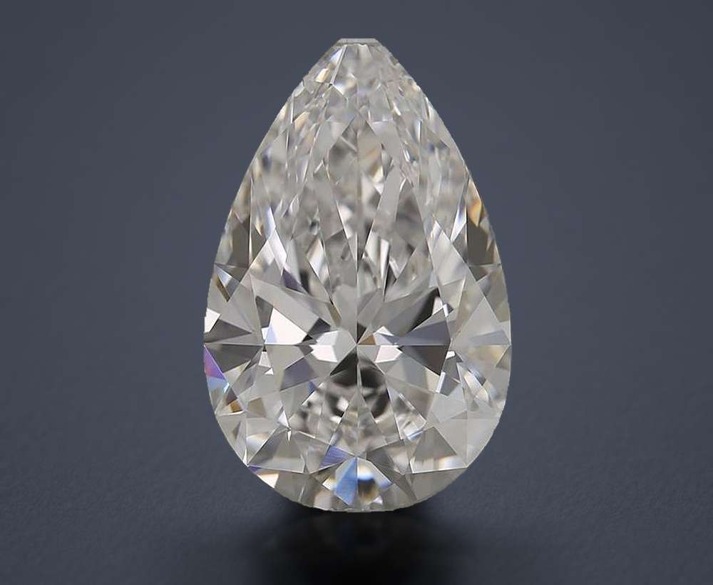 2.76 Carat Pear Natural Diamond