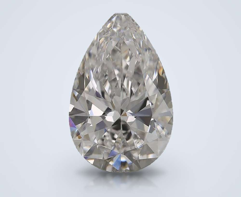 2.76 Carat Pear Natural Diamond