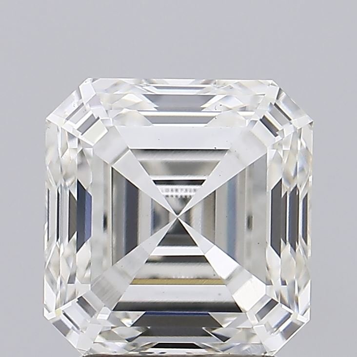 3.05ct H VS1 Rare Carat Ideal Cut Asscher Lab Grown Diamond