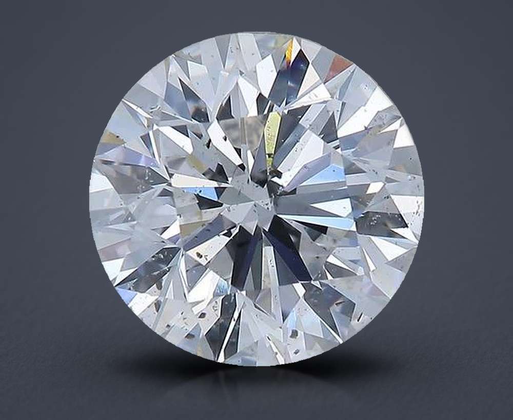 2.85 Carat Round Natural Diamond