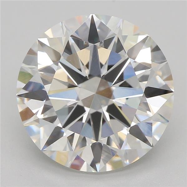 3.01ct F VVS2 Excellent Cut Round Lab Grown Diamond