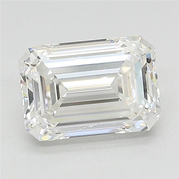 2.19ct E VS2 Rare Carat Ideal Cut Emerald Lab Grown Diamond