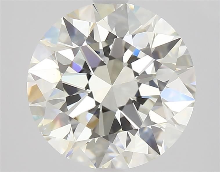 3.07ct K VS2 Rare Carat Ideal Cut Round Diamond