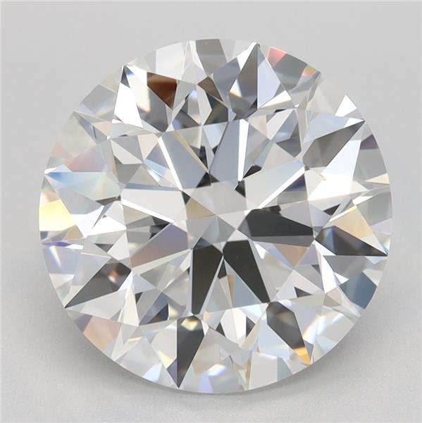 4.18ct E VVS1 Rare Carat Ideal Cut Round Lab Grown Diamond