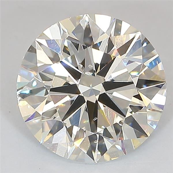 3.00ct J VS2 Rare Carat Ideal Cut Round Lab Grown Diamond