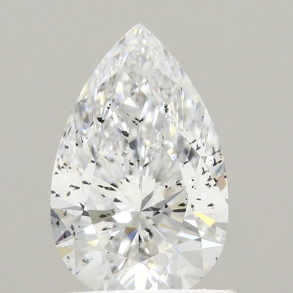 0.91ct E SI2 Rare Carat Ideal Cut Pear Lab Grown Diamond