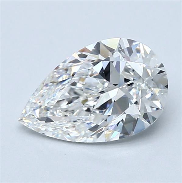 1.41ct E IF Rare Carat Ideal Cut Pear Diamond