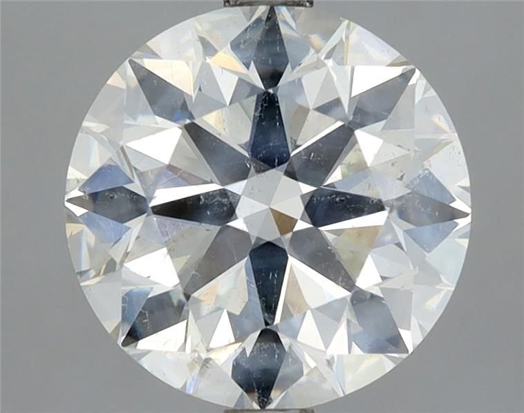 2.51ct I SI2 Rare Carat Ideal Cut Round Diamond