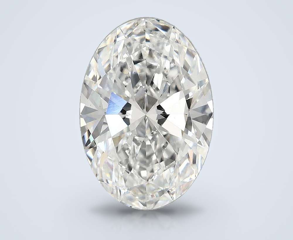 3.94 Carat Oval Lab Diamond