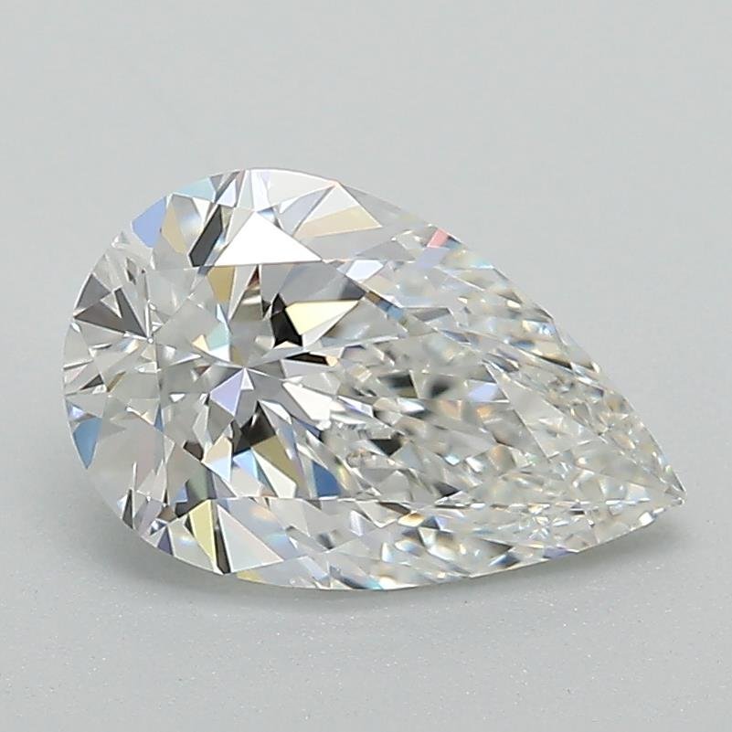 1.44ct E VS1 Rare Carat Ideal Cut Pear Lab Grown Diamond