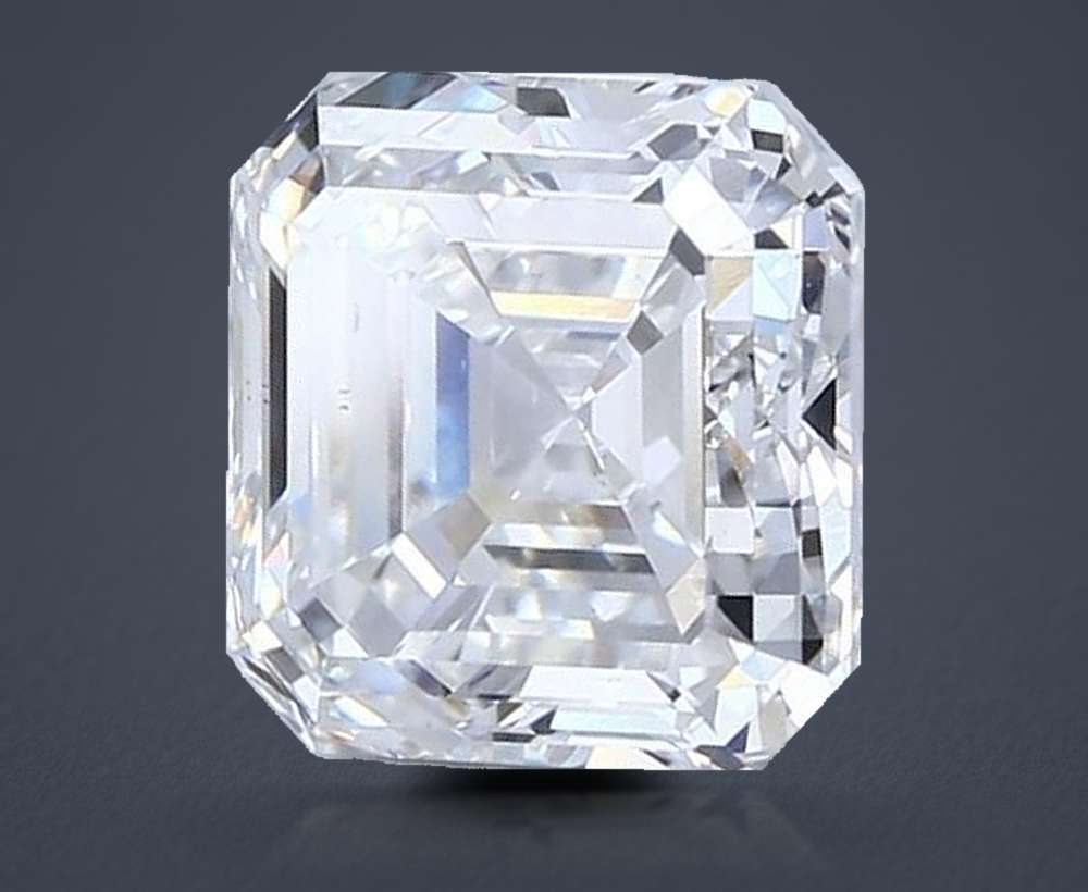 4.00 Carat Asscher Lab Diamond