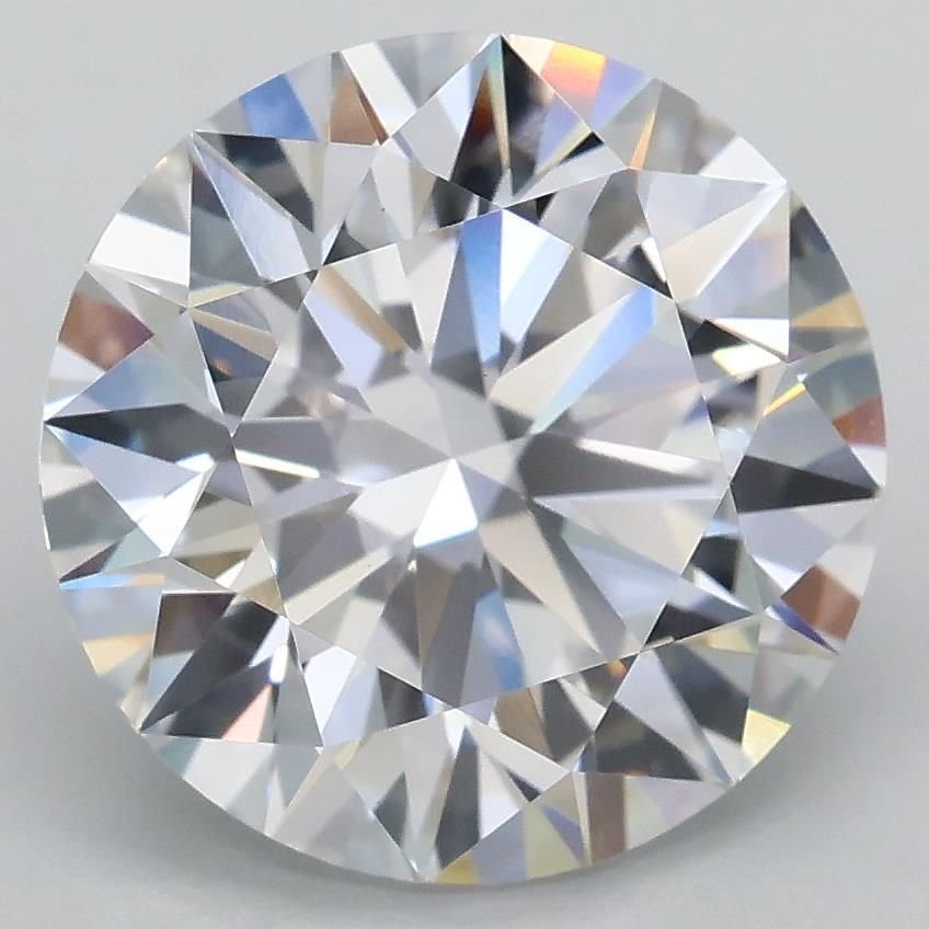 4.01ct D VVS2 Rare Carat Ideal Cut Round Lab Grown Diamond