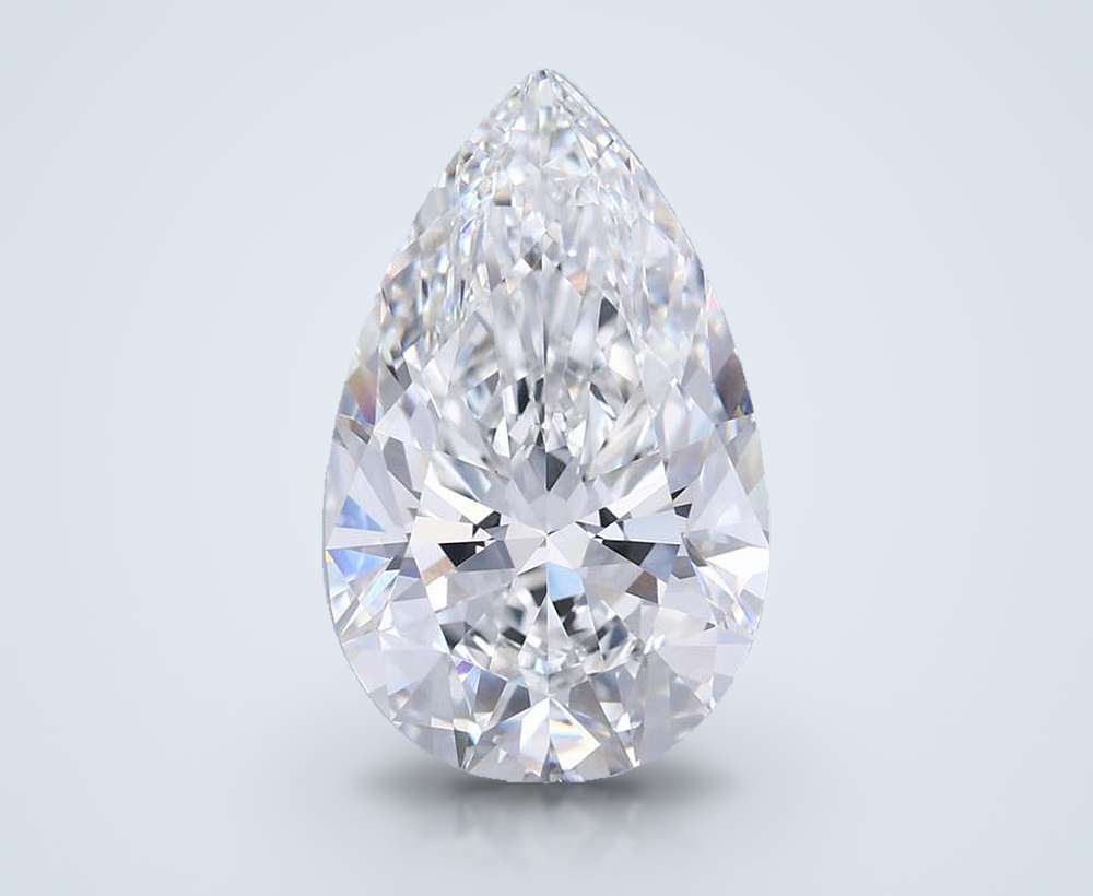5.36 Carat Pear Lab Diamond