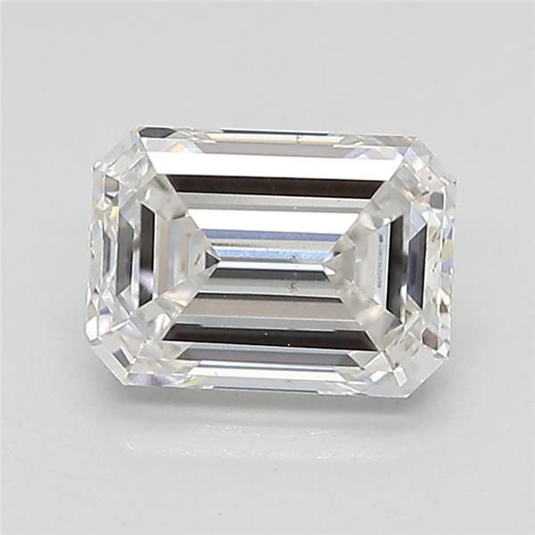 1.54ct F VS2 Rare Carat Ideal Cut Emerald Lab Grown Diamond