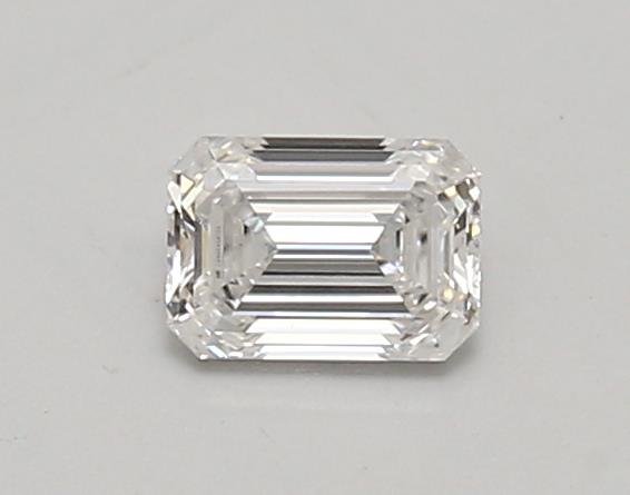 0.58ct D VVS2 Rare Carat Ideal Cut Emerald Lab Grown Diamond