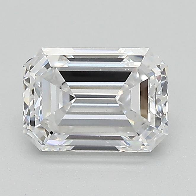1.09ct D VVS2 Rare Carat Ideal Cut Emerald Lab Grown Diamond