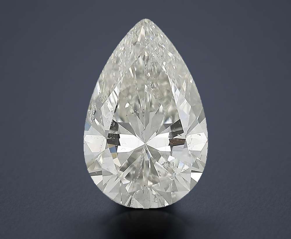5.01 Carat Pear Natural Diamond