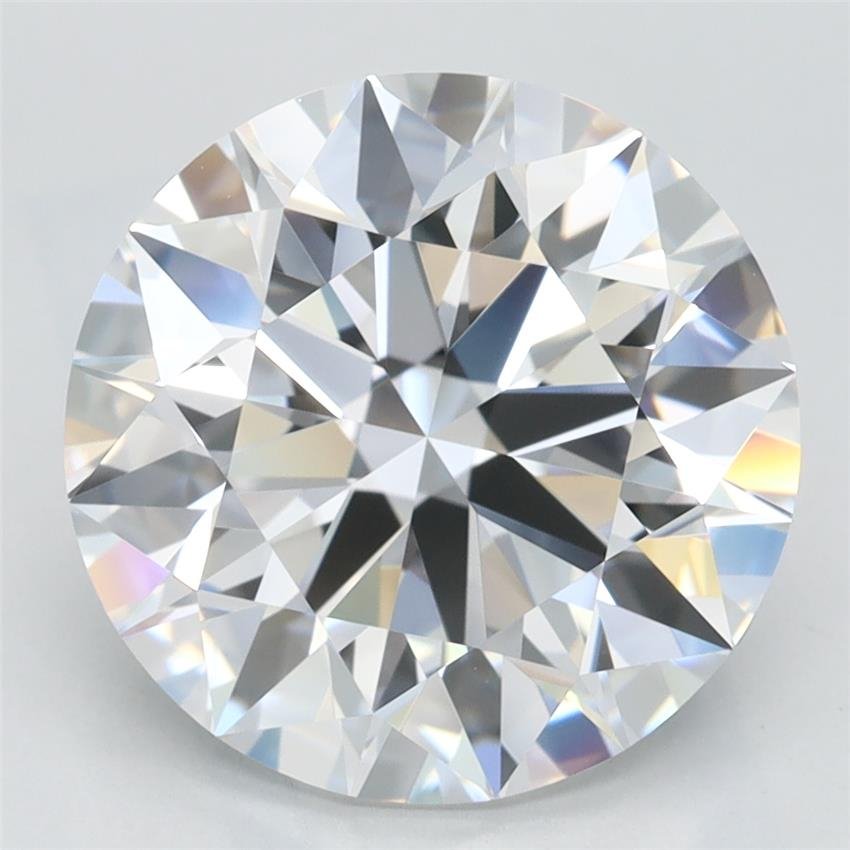 4.03ct D FL Rare Carat Ideal Cut Round Lab Grown Diamond