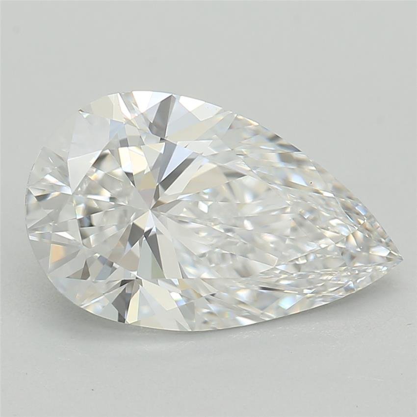 1.51ct E VVS2 Rare Carat Ideal Cut Pear Lab Grown Diamond
