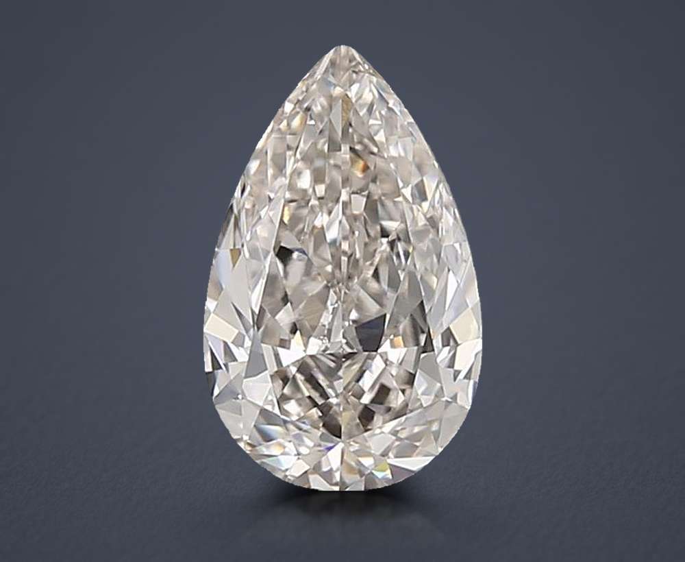 0.90 Carat Pear Natural Diamond