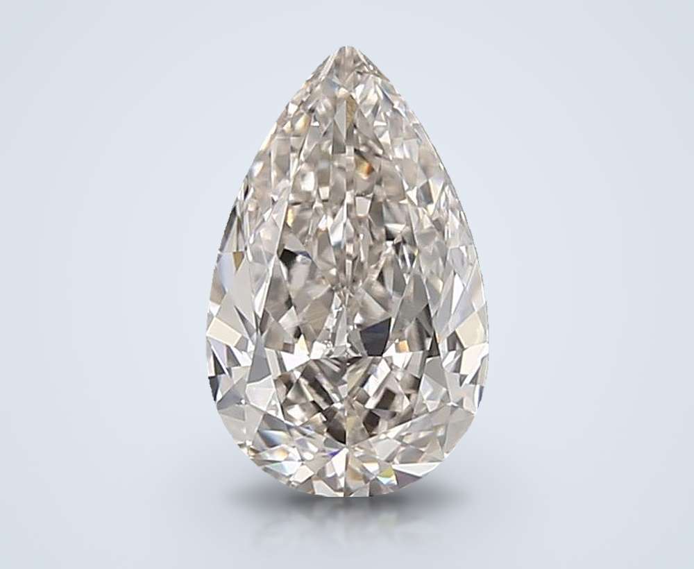 0.90 Carat Pear Natural Diamond