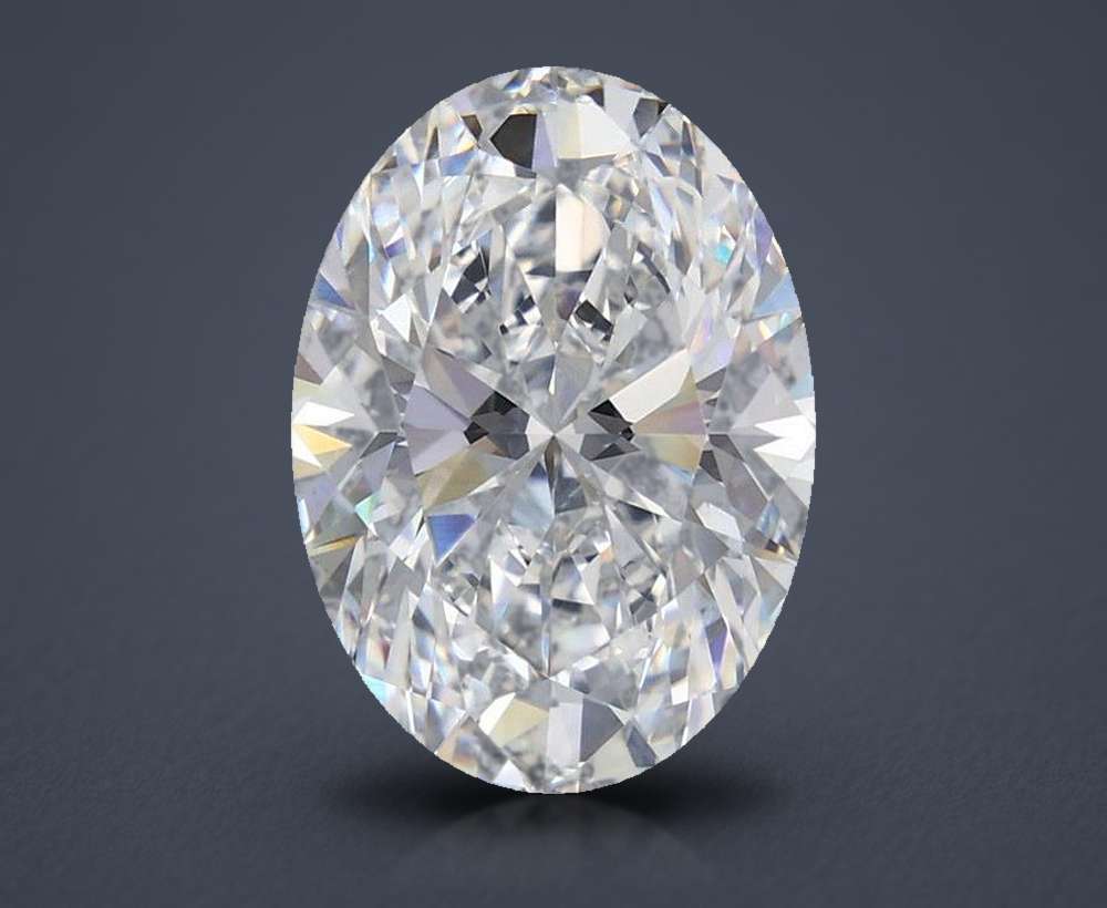 6.58 Carat Oval Lab Diamond