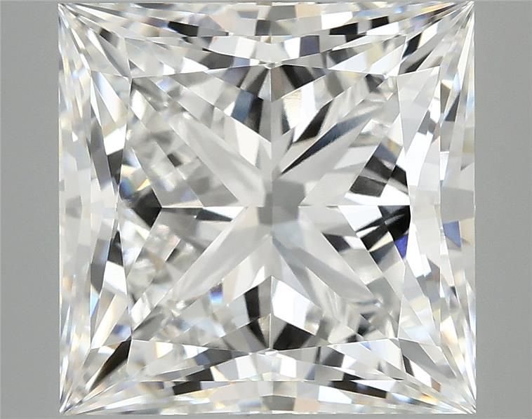 8.17ct F VVS2 Rare Carat Ideal Cut Princess Lab Grown Diamond
