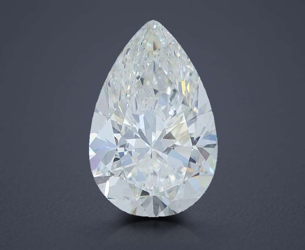 3.02 Carat Pear Natural Diamond
