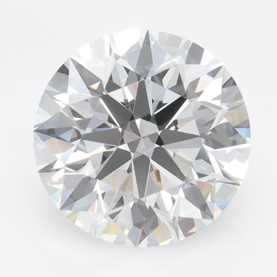 3.40ct D FL Rare Carat Ideal Cut Round Lab Grown Diamond