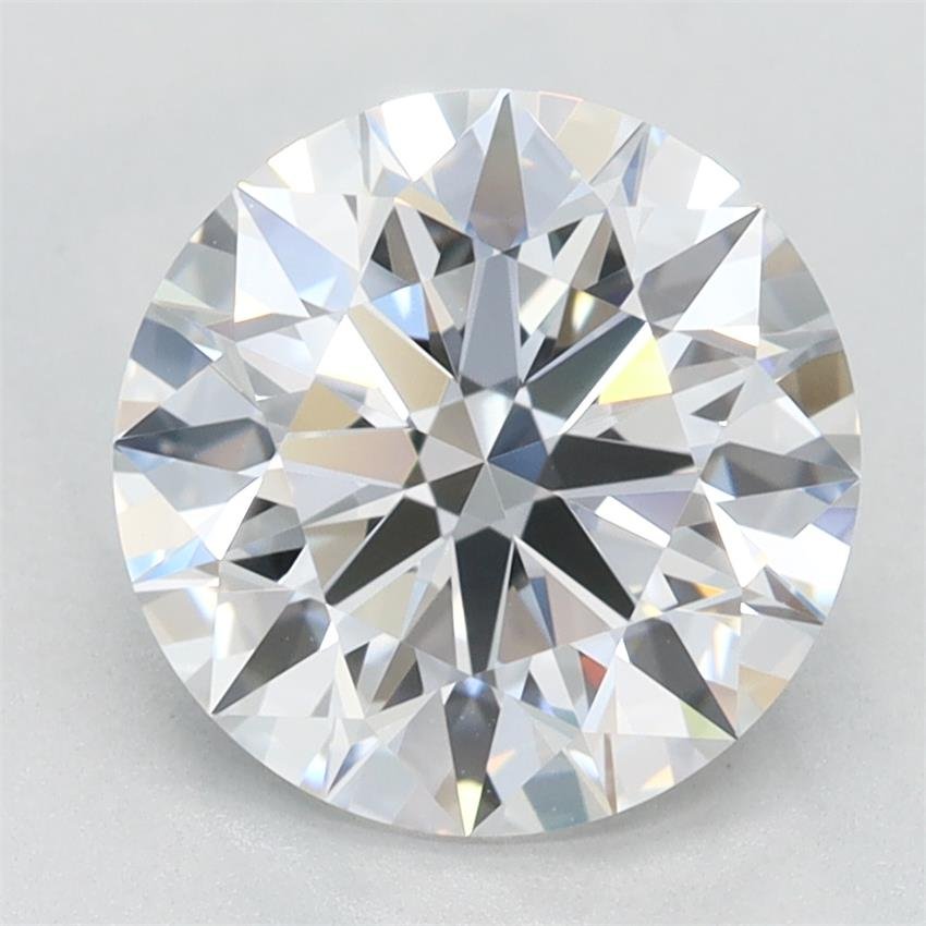 2.18ct D VVS2 Rare Carat Ideal Cut Round Lab Grown Diamond