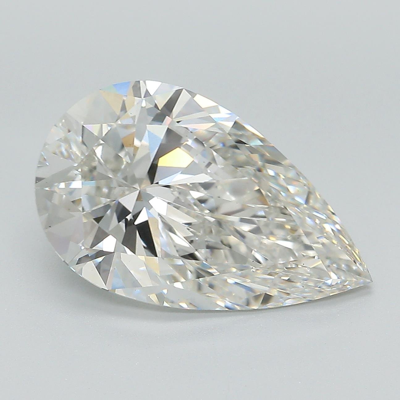 5.50ct F VS1 Rare Carat Ideal Cut Pear Lab Grown Diamond