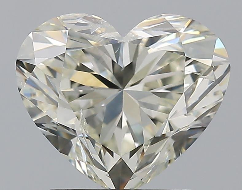2.01ct J SI2 Rare Carat Ideal Cut Heart Diamond