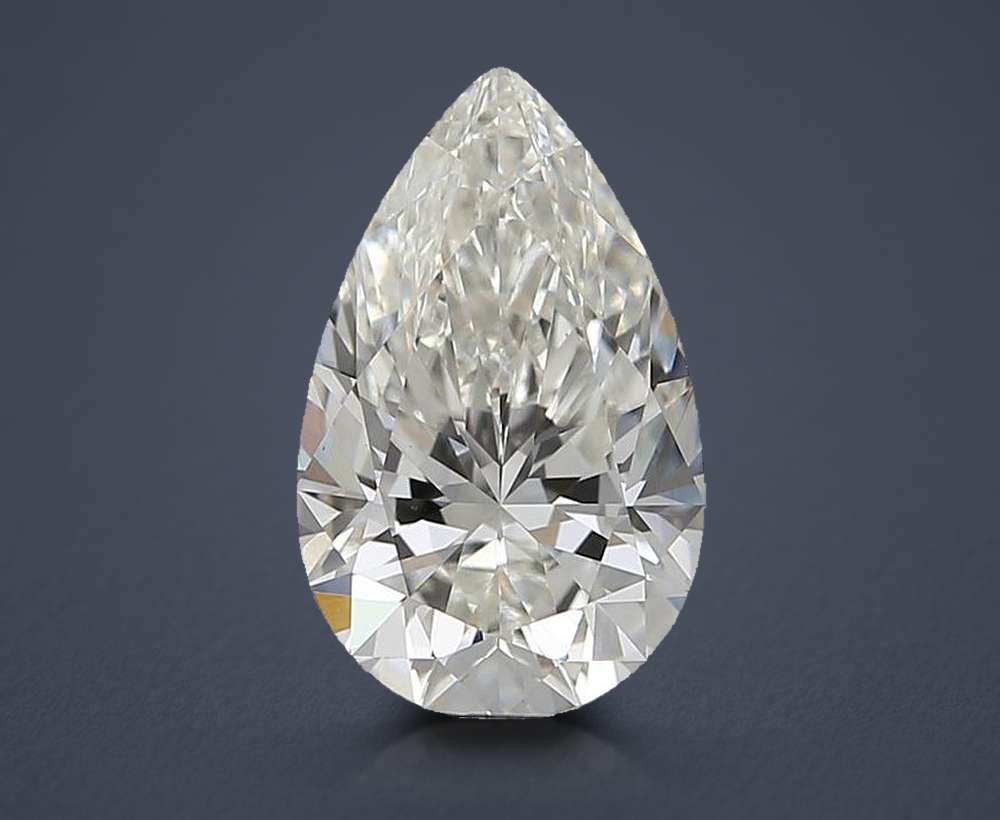1.55 Carat Pear Lab Diamond
