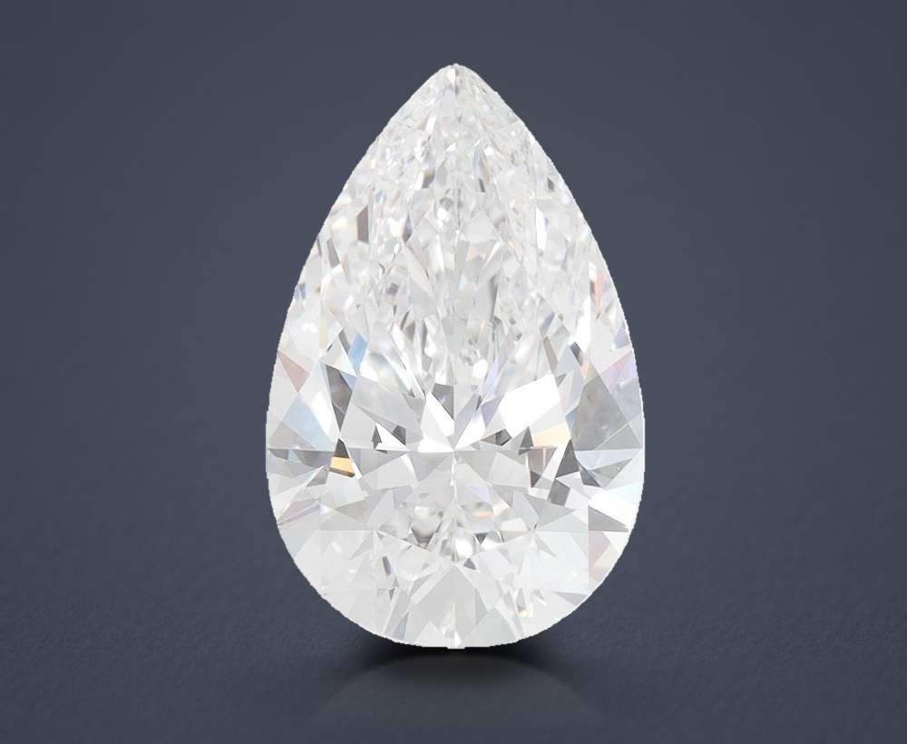3.85 Carat Pear Lab Diamond