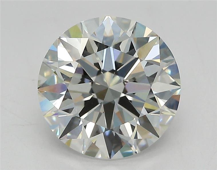 2.57ct F VVS2 Rare Carat Ideal Cut Round Lab Grown Diamond