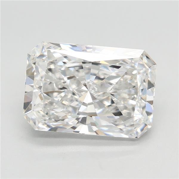3.57ct F VS1 Rare Carat Ideal Cut Radiant Lab Grown Diamond