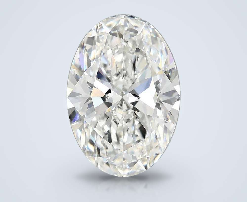 3.81 Carat Oval Lab Diamond