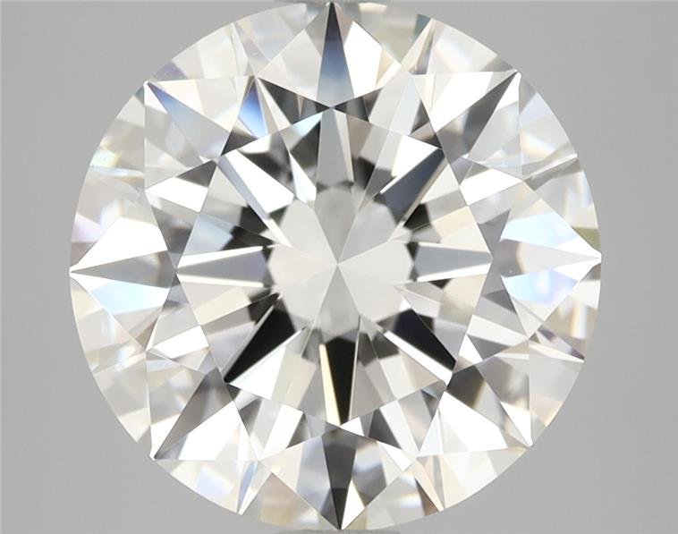 4.04ct I VVS2 Rare Carat Ideal Cut Round Diamond