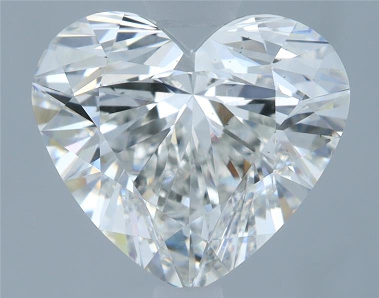 2.10ct F VS2 Rare Carat Ideal Cut Heart Lab Grown Diamond