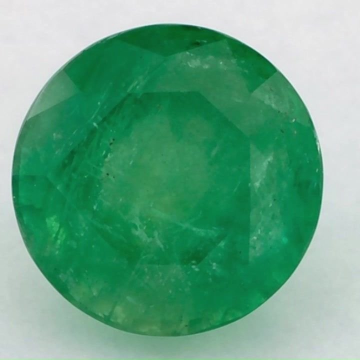 3.20 Carat Green Round Emerald