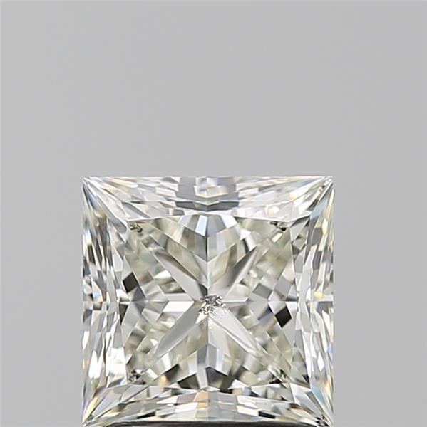 1.70ct K SI2 Rare Carat Ideal Cut Princess Diamond