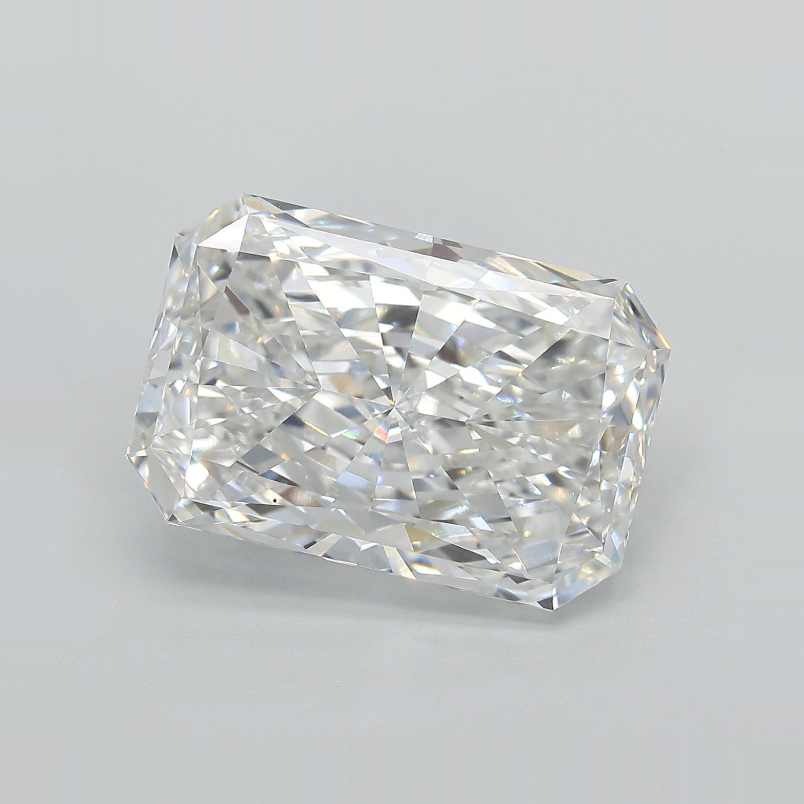 10.12ct F VVS2 Rare Carat Ideal Cut Radiant Lab Grown Diamond