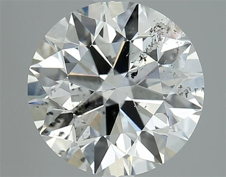 2.30ct I SI2 Rare Carat Ideal Cut Round Diamond