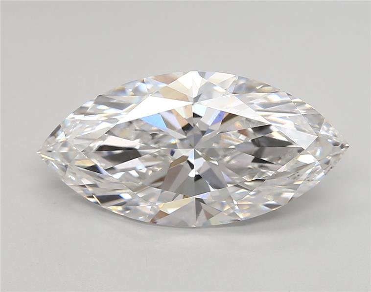 3.70ct E VS1 Rare Carat Ideal Cut Marquise Lab Grown Diamond