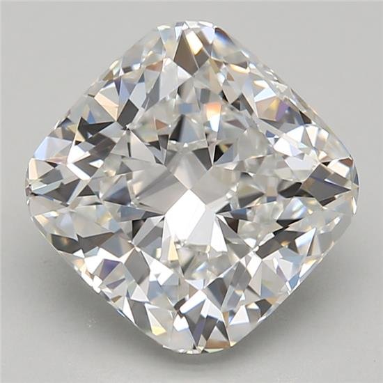 3.14ct E VVS1 Rare Carat Ideal Cut Cushion Lab Grown Diamond