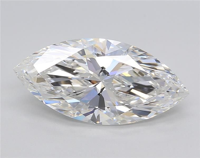 4.02ct F VS1 Rare Carat Ideal Cut Marquise Lab Grown Diamond